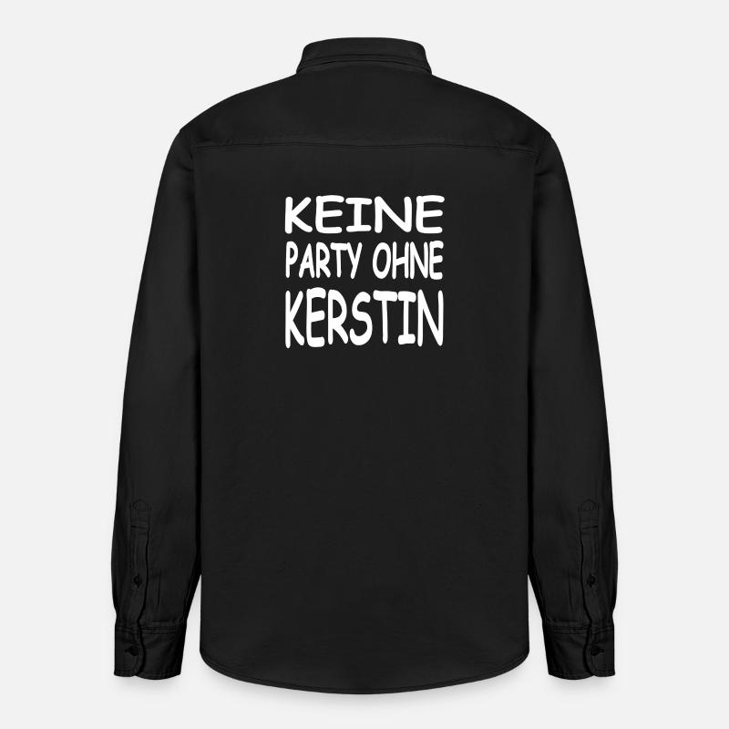 Kerstin - Chemise unisexe coupe décontractée bio Stanley/Stella - noir délavé