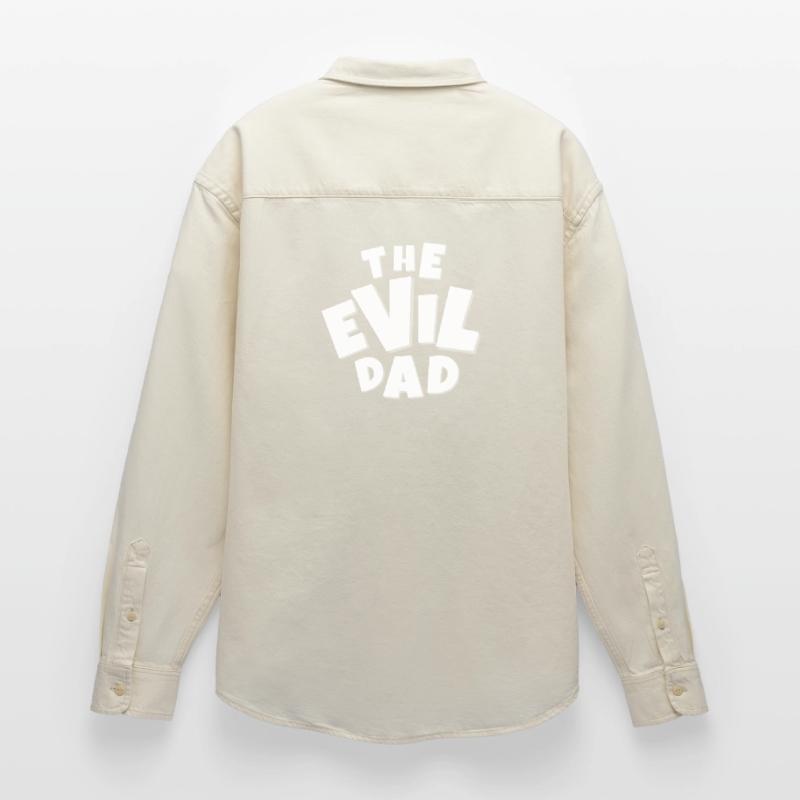 evil, EVIL, devil, humor dad, evil dad Relaxed Fit Unisex Organic Shirt by Stanley/Stella