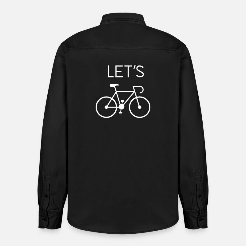 Faisons du vélo - Chemise unisexe coupe décontractée bio Stanley/Stella - noir délavé