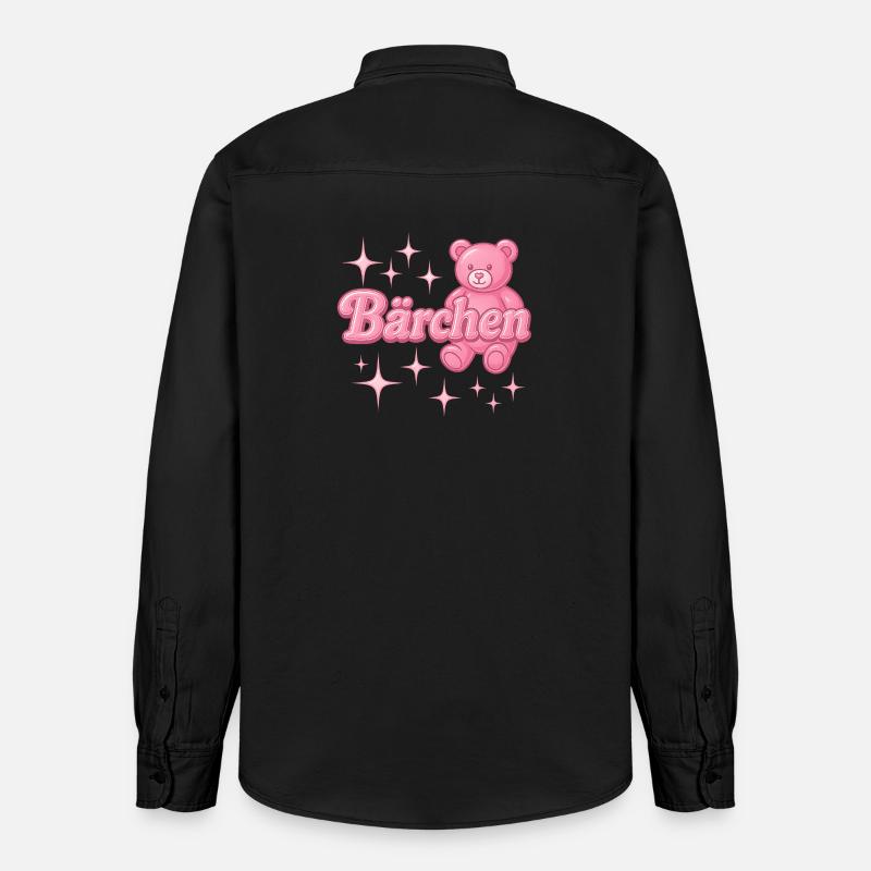 bärchen / y2k spitzname statement design - Relaxed Fit Unisex Organic Hemd von Stanley/Stella - washed Black
