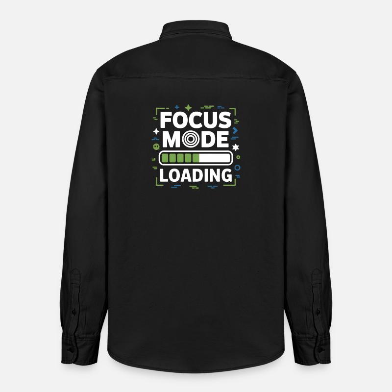 Focus Mode Loading ADHS Chaos - Relaxed Fit Unisex Organic Hemd von Stanley/Stella - washed Black