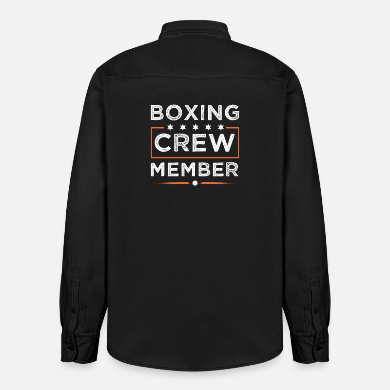 Équipe de boxe - Chemise unisexe coupe décontractée bio Stanley/Stella - noir délavé