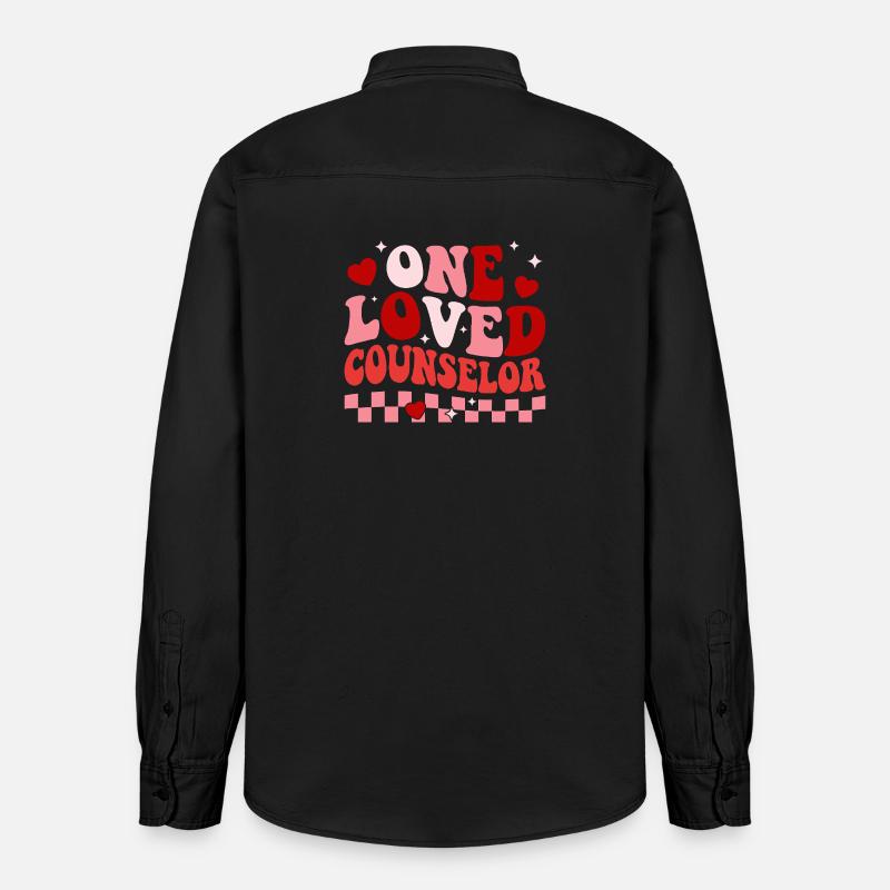 Un conseiller aimé - Chemise unisexe coupe décontractée bio Stanley/Stella - noir délavé