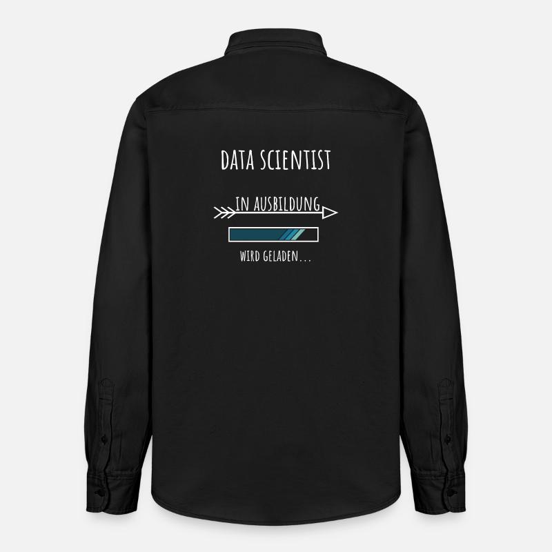 Data Science Beruf Ausbildung Data Scientist - Relaxed Fit Unisex Organic Hemd von Stanley/Stella - washed Black