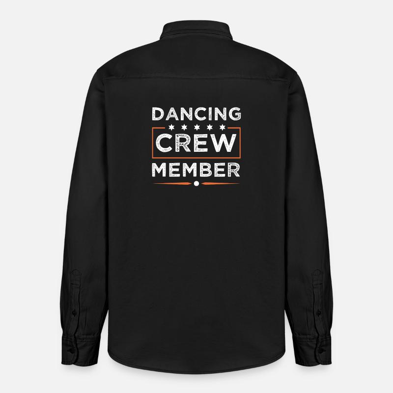 Équipe de danse - Chemise unisexe coupe décontractée bio Stanley/Stella - noir délavé