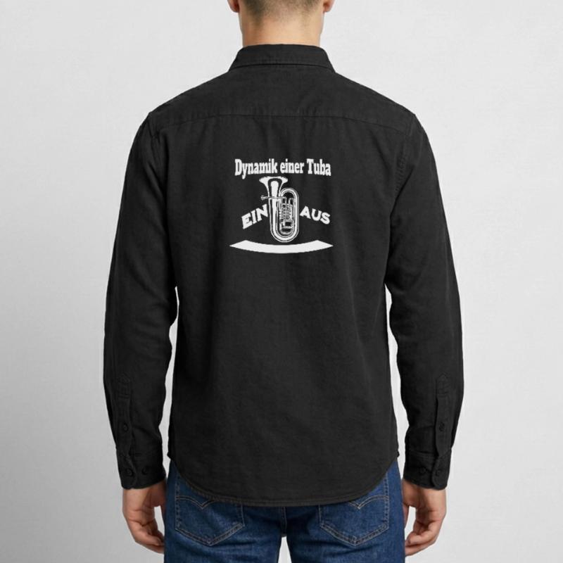 Dynamik einer Tuba - Ein oder Aus Relaxed Fit Unisex Organic Hemd von Stanley/Stella