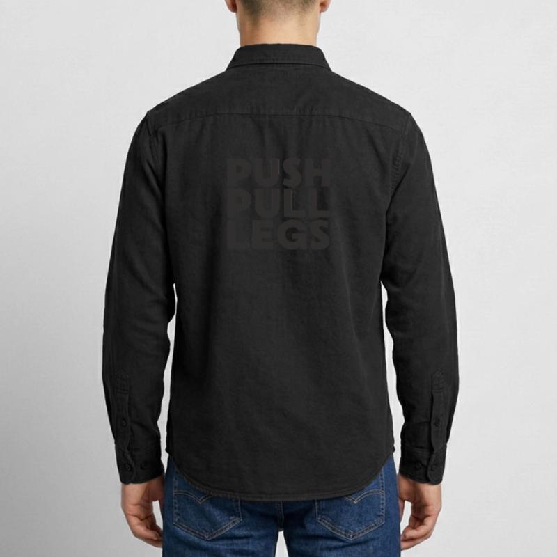Push Pull Legs Repeat Trainingssplit Relaxed Fit Unisex Organic Shirt by Stanley/Stella