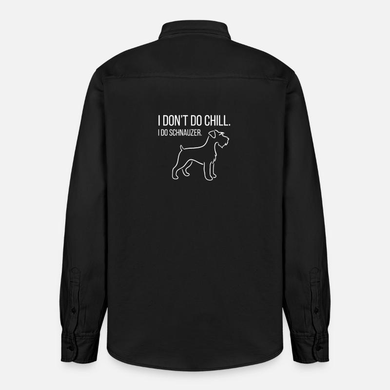 Le Schnauzer - têtu, bruyant et aimable - Chemise unisexe coupe décontractée bio Stanley/Stella - noir délavé