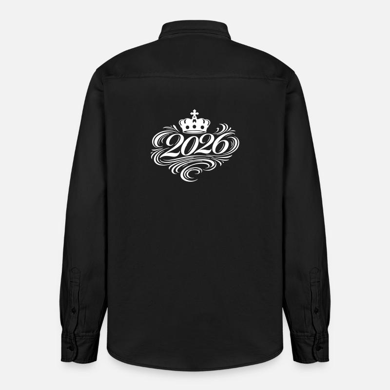 Noble 2026 - Chemise unisexe coupe décontractée bio Stanley/Stella - noir délavé