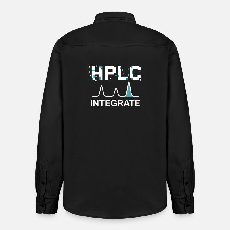 HPLC Integrate Performance Liquid Chromatography - Relaxed Fit Unisex Organic Hemd von Stanley/Stella - washed Black