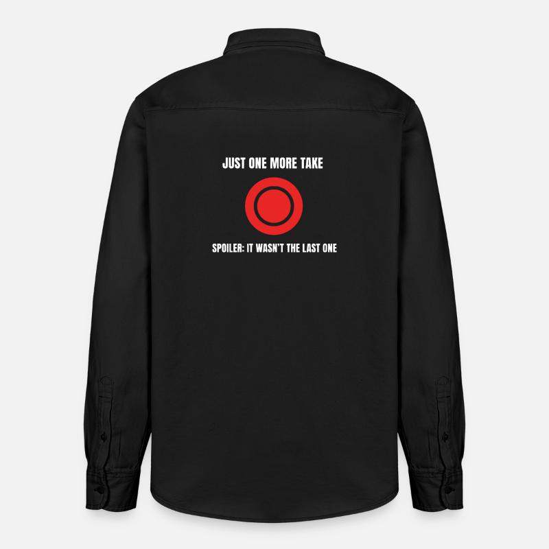 Noch Ein Take – Finaler Clip - Relaxed Fit Unisex Organic Hemd von Stanley/Stella - washed Black