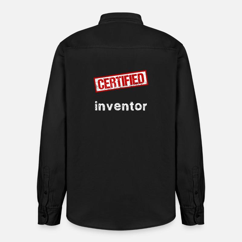 Inventeur - Chemise unisexe coupe décontractée bio Stanley/Stella - noir délavé