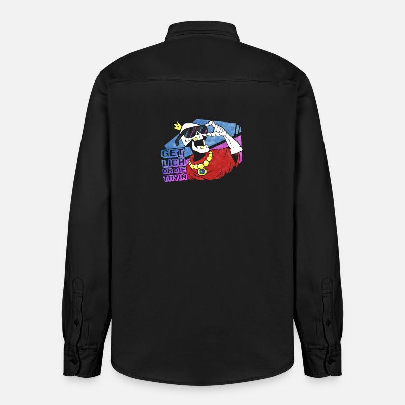Get Lich V1 - Relaxed Fit Unisex Organic Hemd von Stanley/Stella - washed Black