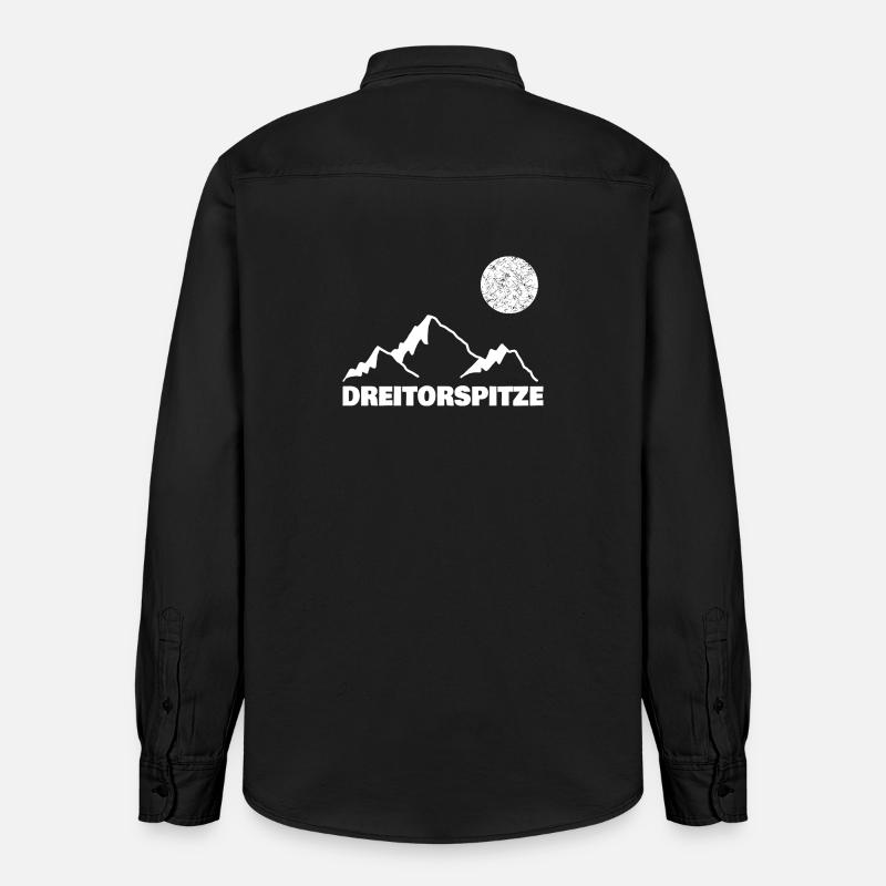 Dessus à trois buts - Chemise unisexe coupe décontractée bio Stanley/Stella - noir délavé