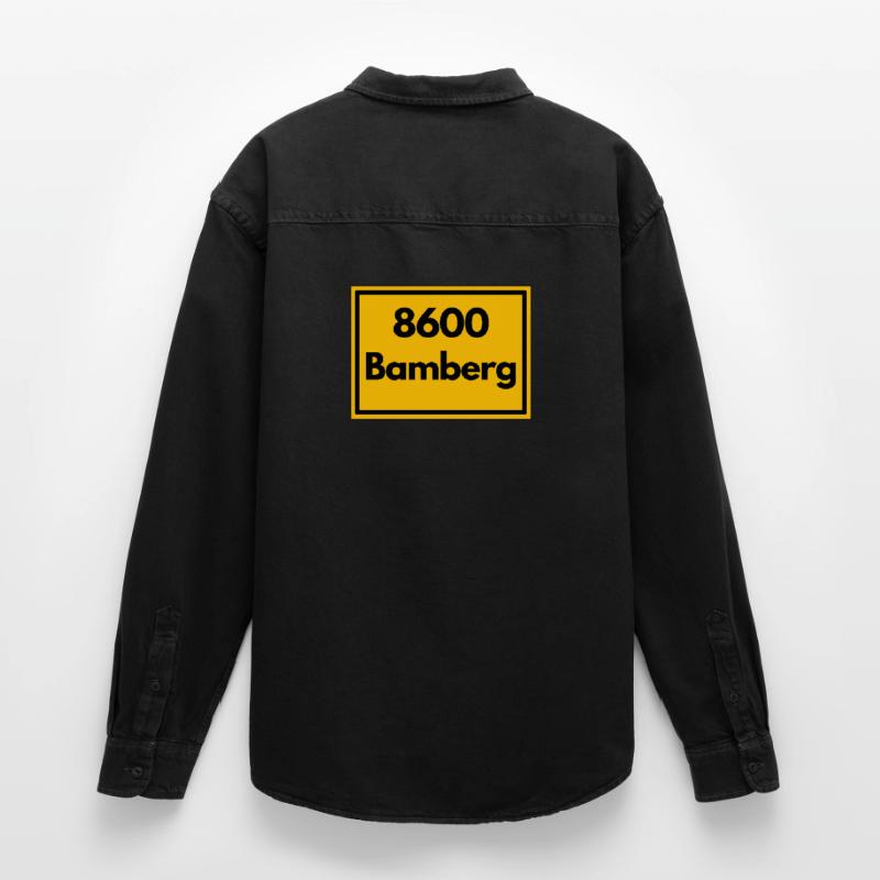 OLD POSTCODE POSTCODE RETRO 8600 BAMBERG FRANKEN Relaxed Fit Unisex Organic Shirt by Stanley/Stella