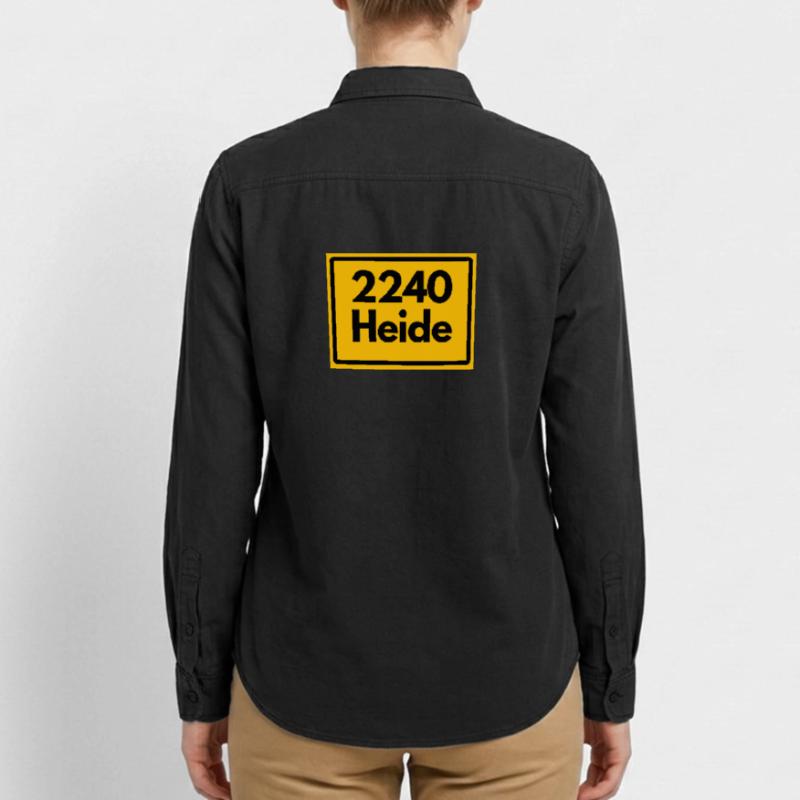 OLD POSTCODE POSTCODE RETRO 2240 HEIDE MARSHENLAND Relaxed Fit Unisex Organic Shirt by Stanley/Stella