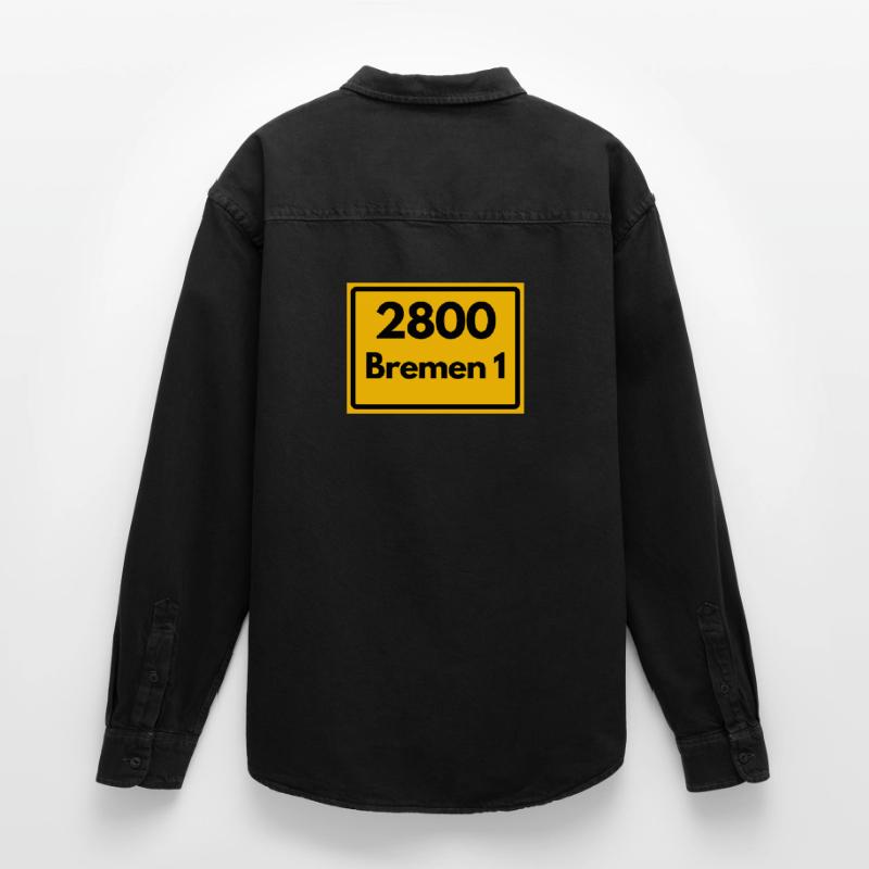 OLD POSTCODE POSTCODE RETRO 2800 BREMEN 1 – HANSE Relaxed Fit Unisex Organic Shirt by Stanley/Stella