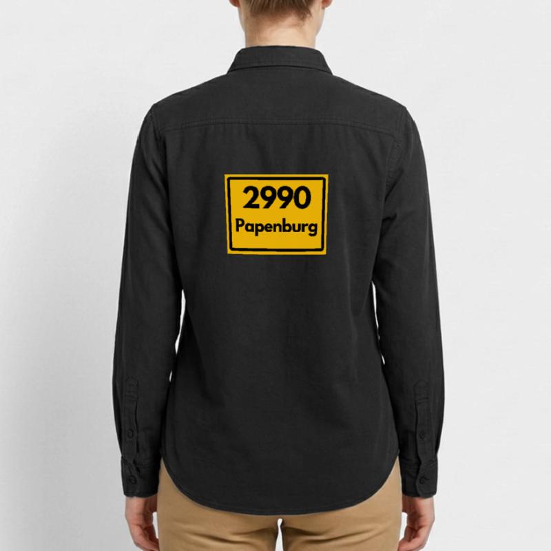 OLD POSTCODE POSTCODE RETRO 2990 PAPENBURG Relaxed Fit Unisex Organic Shirt by Stanley/Stella
