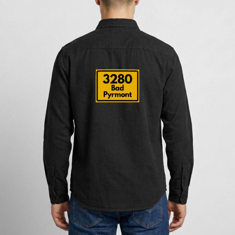 OLD POSTCODE POSTCODE RETRO 3280 BAD PYRMONT Relaxed Fit Unisex Organic Shirt by Stanley/Stella