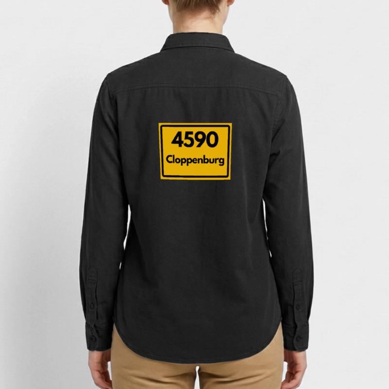 OLD POSTCODE POSTCODE RETRO 4590 CLOPPENBURG Relaxed Fit Unisex Organic Shirt by Stanley/Stella