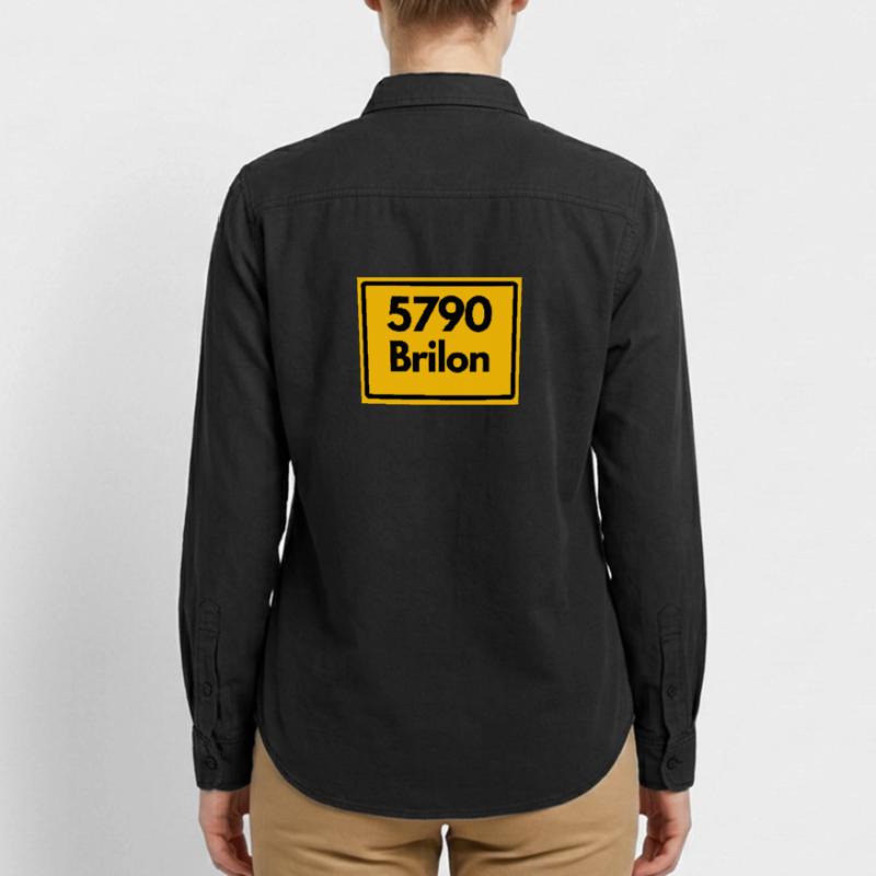 OLD POSTCODE POSTCODE RETRO 5790 BRILON Relaxed Fit Unisex Organic Shirt by Stanley/Stella