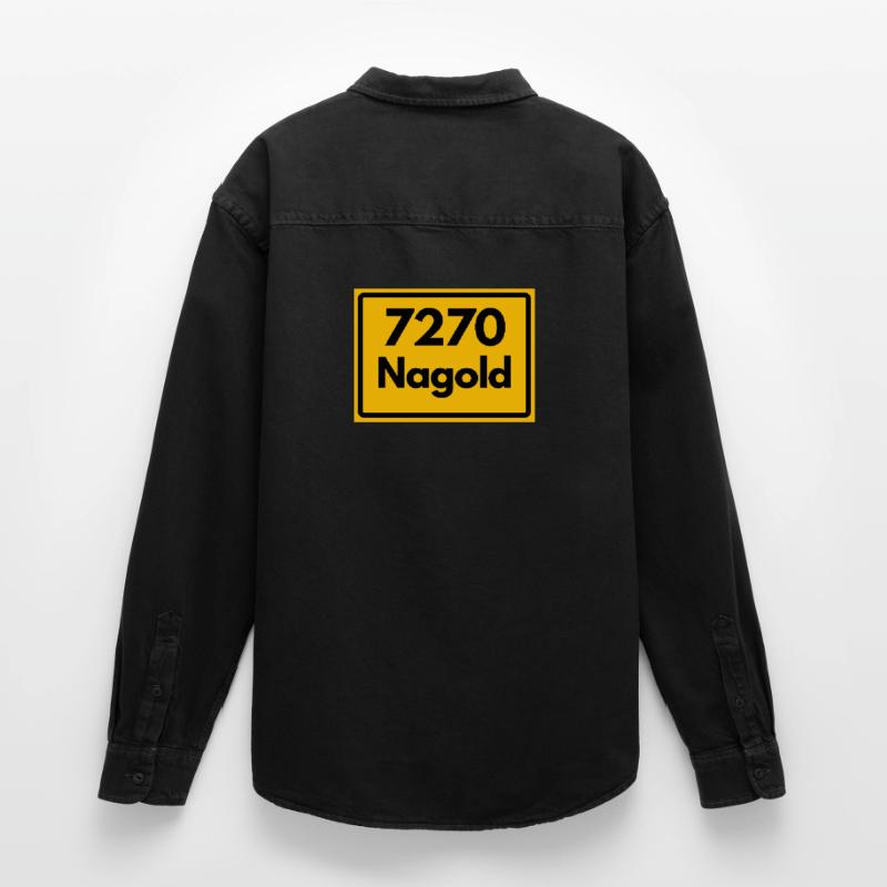 OLD POSTCODE POSTCODE 7270 NAGOLD HEIMATSTOLZ Relaxed Fit Unisex Organic Shirt by Stanley/Stella