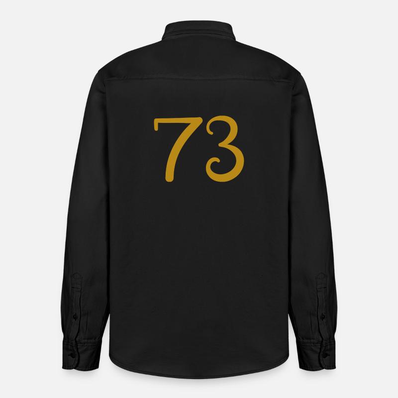 73 - Chemise unisexe coupe décontractée bio Stanley/Stella - noir délavé