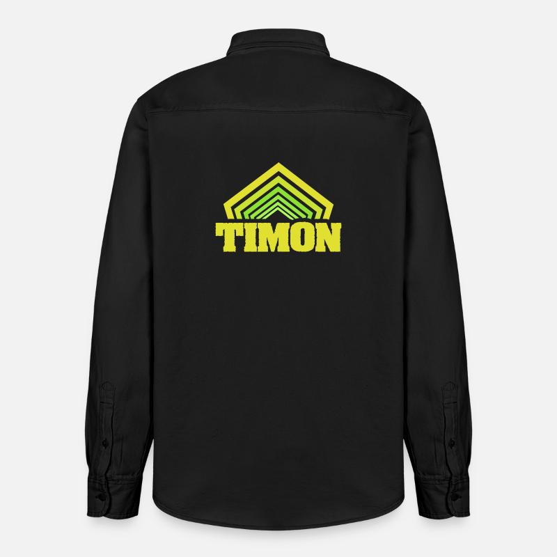 Timon - Chemise unisexe coupe décontractée bio Stanley/Stella - noir délavé