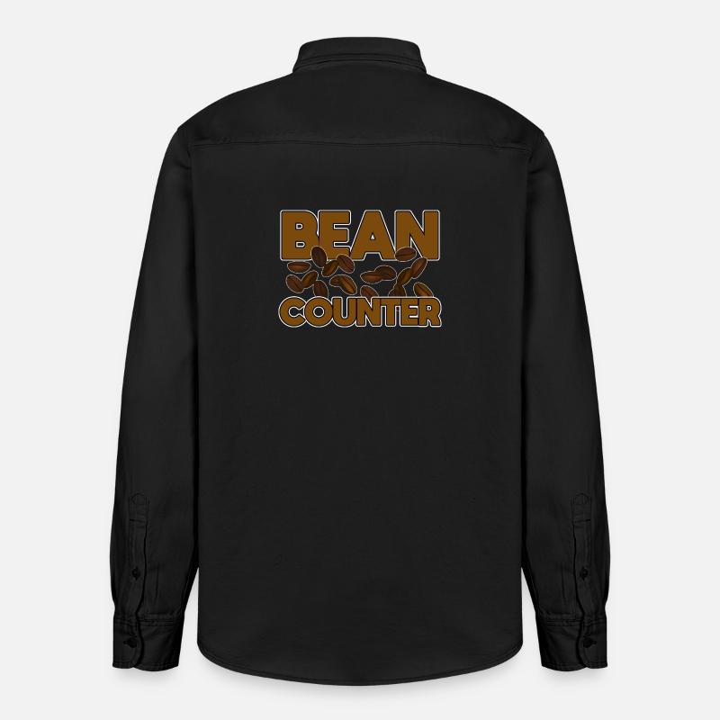 Comptable comptable drôle - Chemise unisexe coupe décontractée bio Stanley/Stella - noir délavé