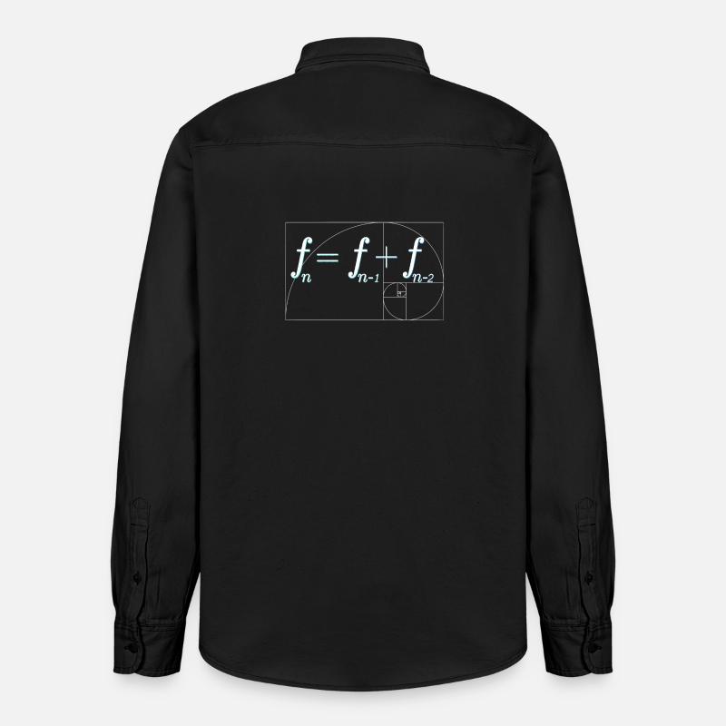 Séquence de Fibonacci - Chemise unisexe coupe décontractée bio Stanley/Stella - noir délavé