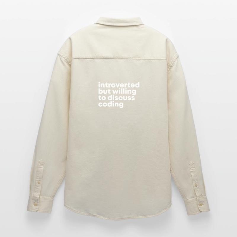 Coding Coding Coding Relaxed Fit Unisex Organic Shirt by Stanley/Stella