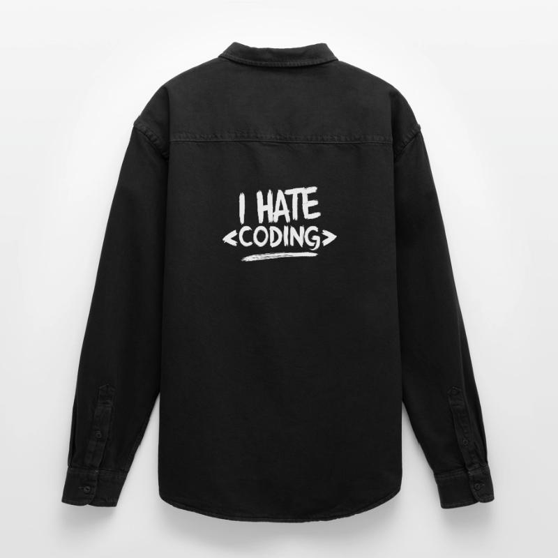 Ich hasse das Programmieren von Computer-Web-Programmierern Relaxed Fit Unisex Organic Hemd von Stanley/Stella