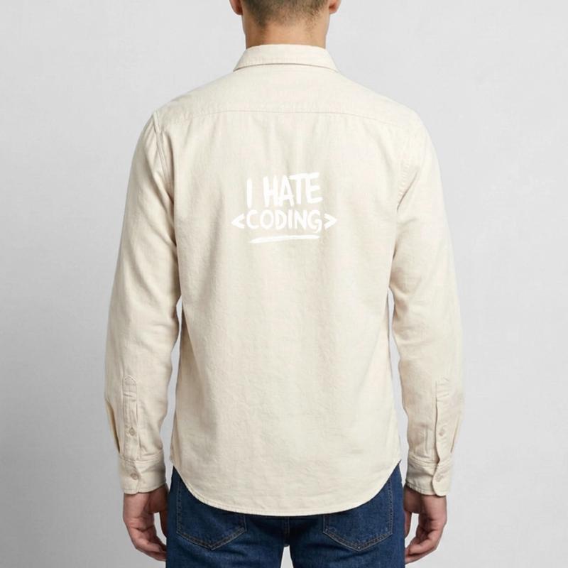 Ich hasse das Programmieren von Computer-Web-Programmierern Relaxed Fit Unisex Organic Hemd von Stanley/Stella