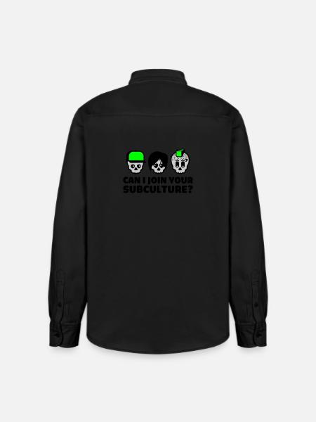 subculture - Relaxed Fit Unisex Organic Shirt by Stanley/Stella - washed black