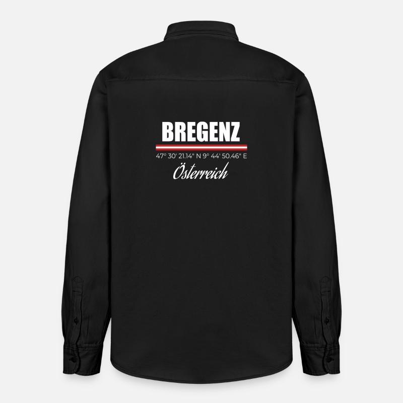 Bregenz - Chemise unisexe coupe décontractée bio Stanley/Stella - noir délavé