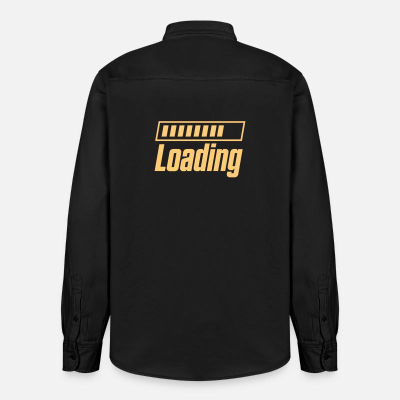 Loading  - Relaxed Fit Unisex Organic Hemd von Stanley/Stella - washed Black