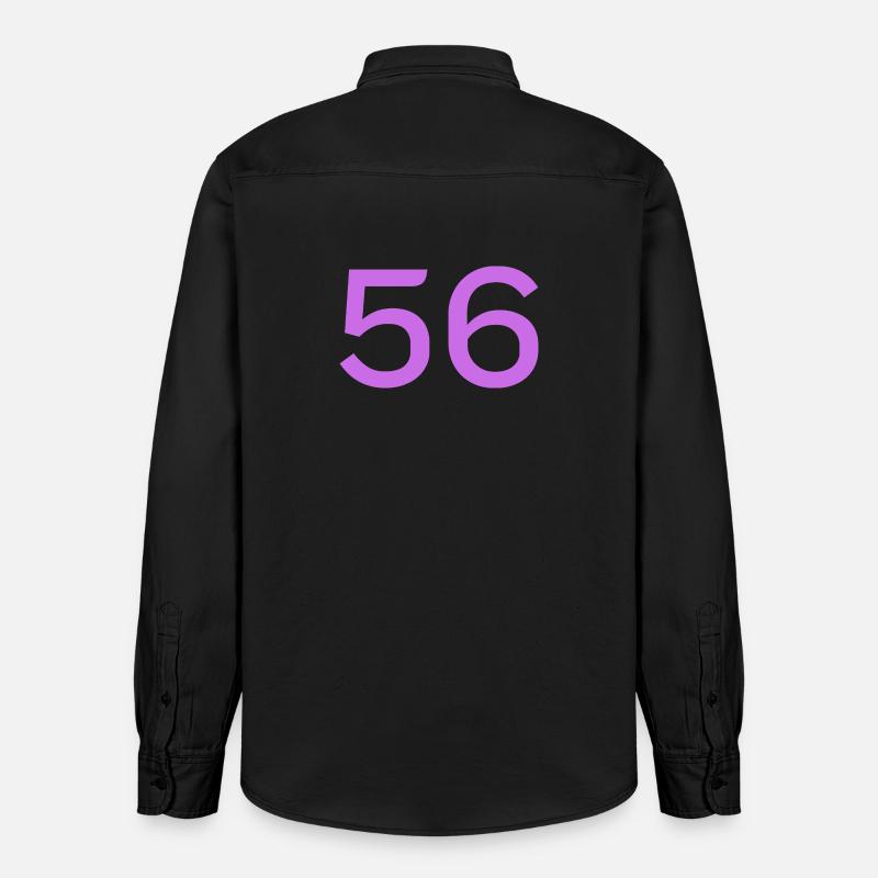 56 - Chemise unisexe coupe décontractée bio Stanley/Stella - noir délavé