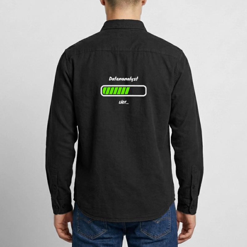 Datenanalyst Loading Data Analyst Statistik Relaxed Fit Unisex Organic Hemd von Stanley/Stella