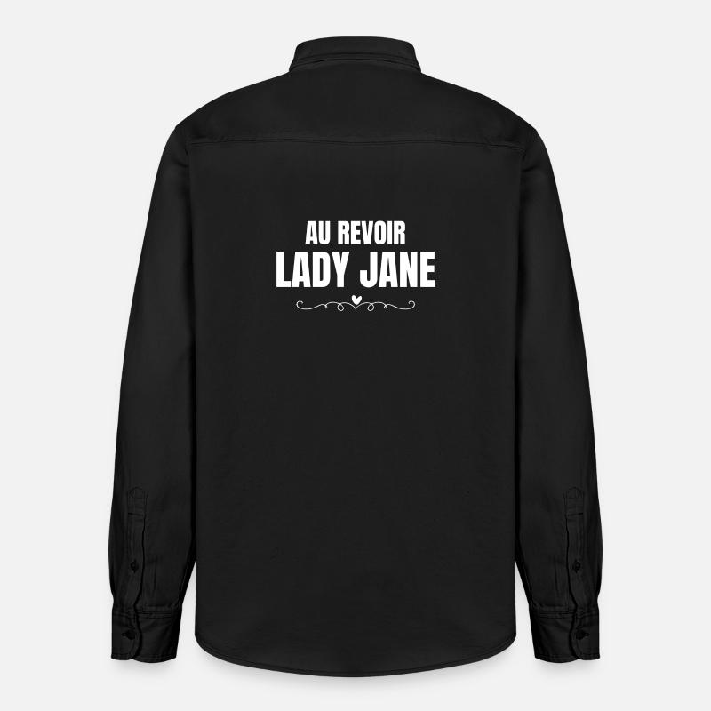 actrice, chanteuse, Birkin, Jane Birkin - Chemise unisexe coupe décontractée bio Stanley/Stella - noir délavé