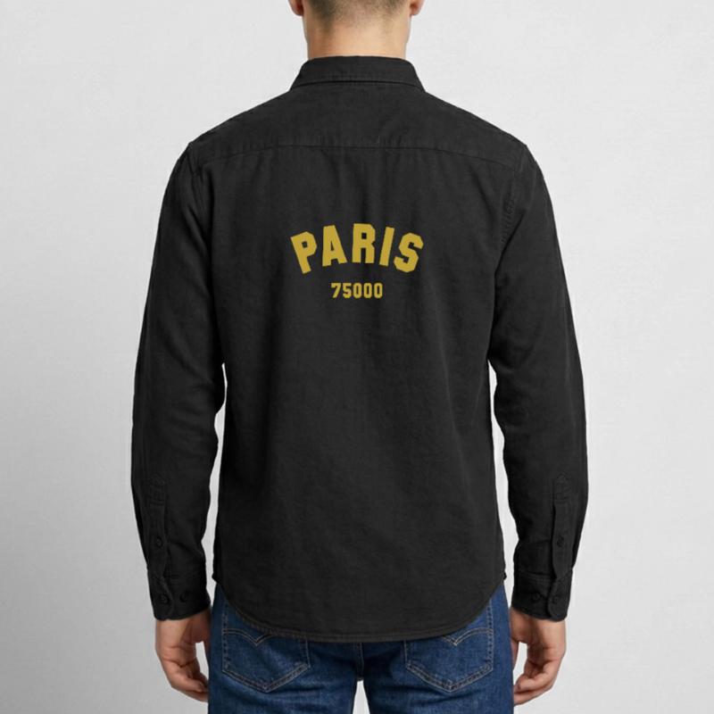 PARIS Postal code Relaxed Fit Unisex Organic Hemd von Stanley/Stella