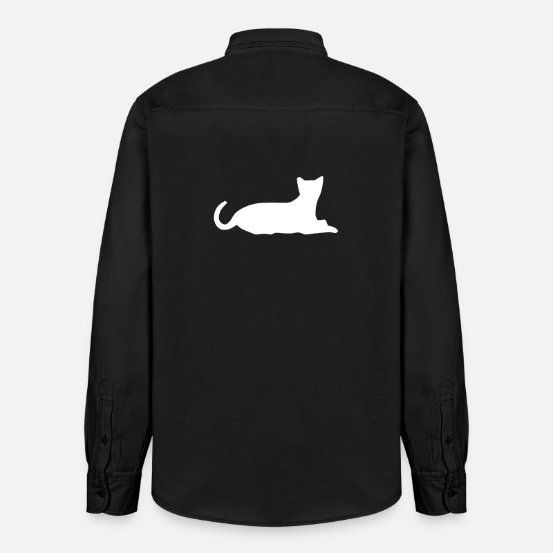 Kat Kat Kat Kat - Stanley/Stella unisex arbejdsskjorte - washed black