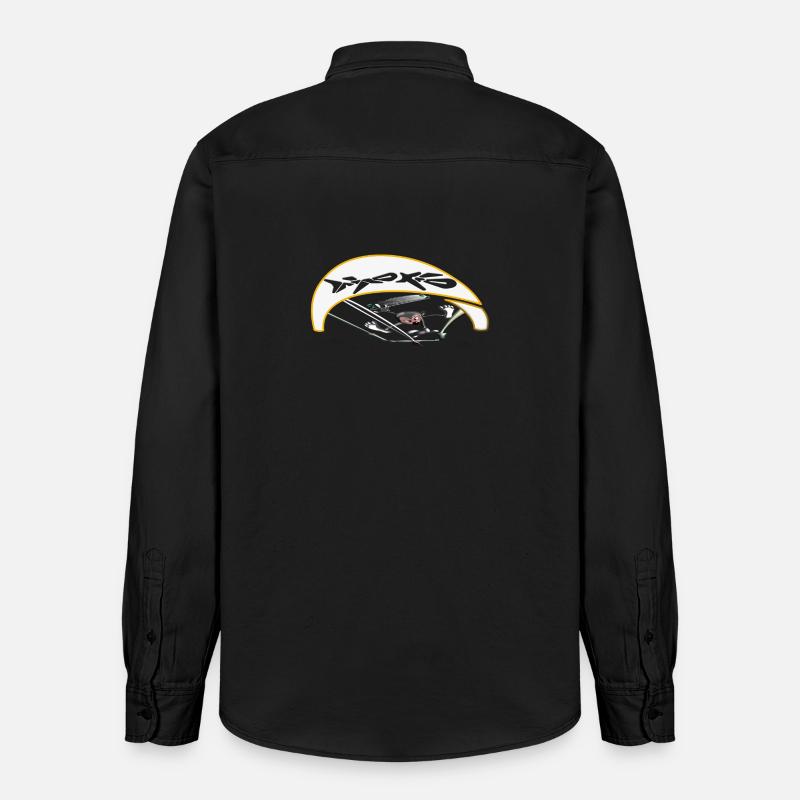Aktiver Kiter mit dynamischer Flugbahn - Relaxed Fit Unisex Organic Hemd von Stanley/Stella - washed Black