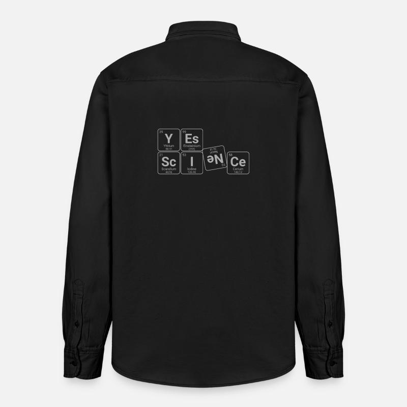 Dites à la science ! - Chemise unisexe coupe décontractée bio Stanley/Stella - noir délavé