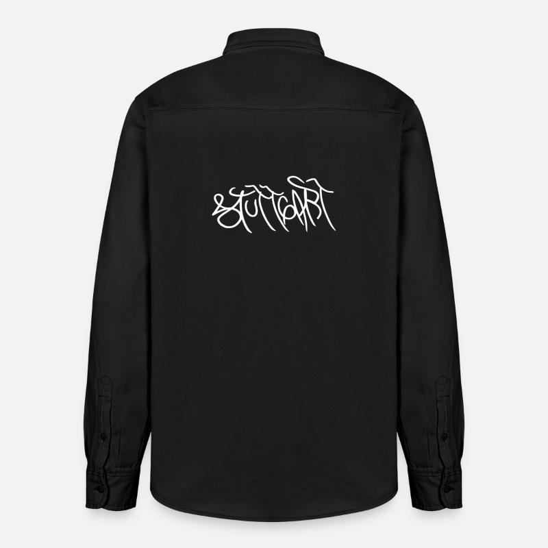 Véritable cadeau de Stuttgart - Chemise unisexe coupe décontractée bio Stanley/Stella - noir délavé