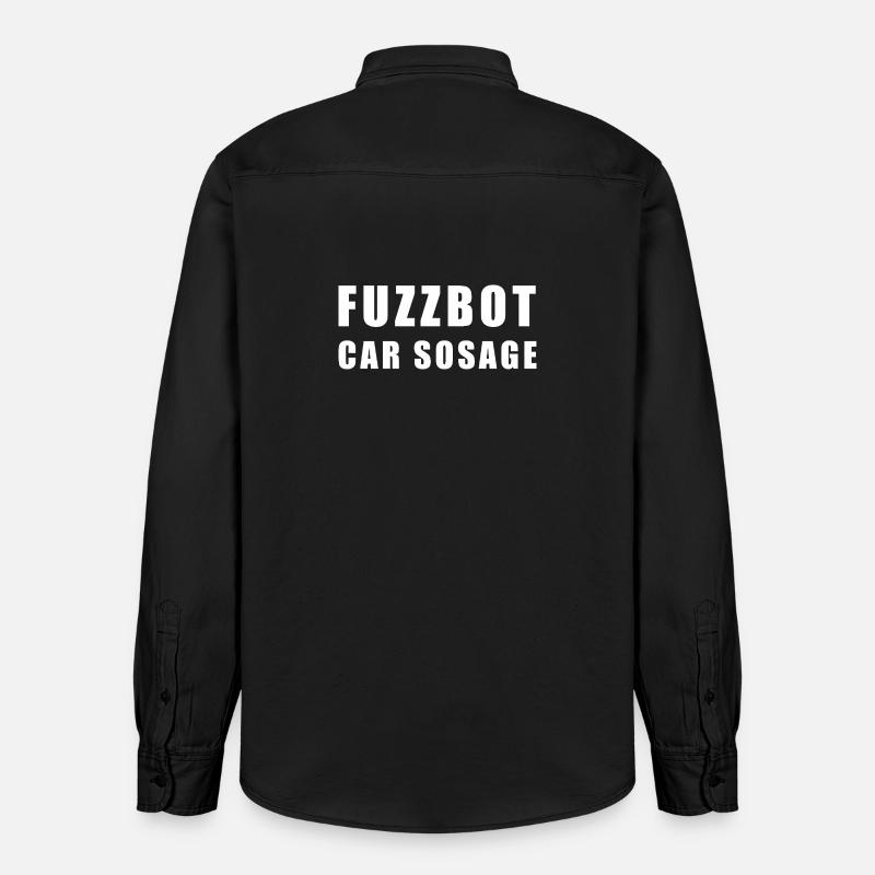 FuzzBot Car Soage - Chemise unisexe coupe décontractée bio Stanley/Stella - noir délavé