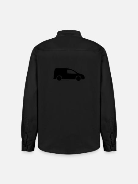 Van logo Delivery - Relaxed Fit Unisex Organic Shirt by Stanley/Stella - washed black