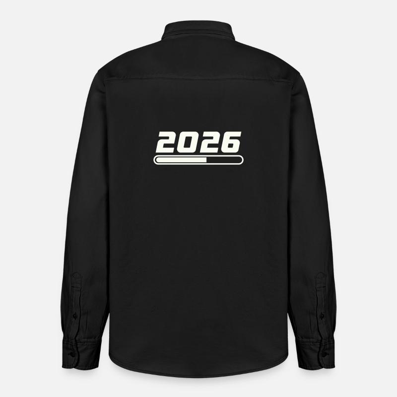 2026 - Relaxed Fit Unisex Organic Hemd von Stanley/Stella - washed Black