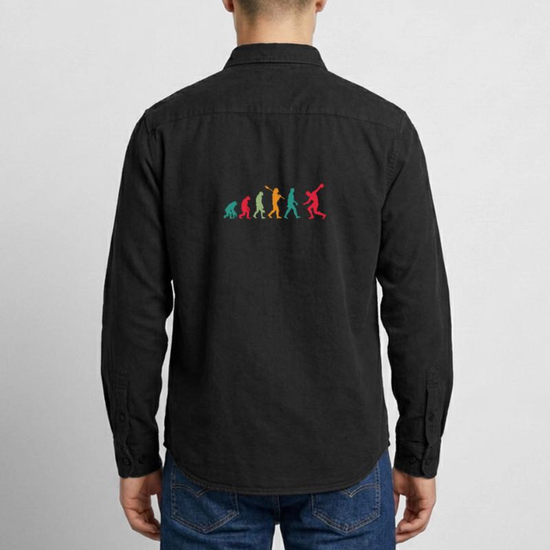 Diskuswerfen Diskuswerfer Evolution Diskus Relaxed Fit Unisex Organic Hemd von Stanley/Stella