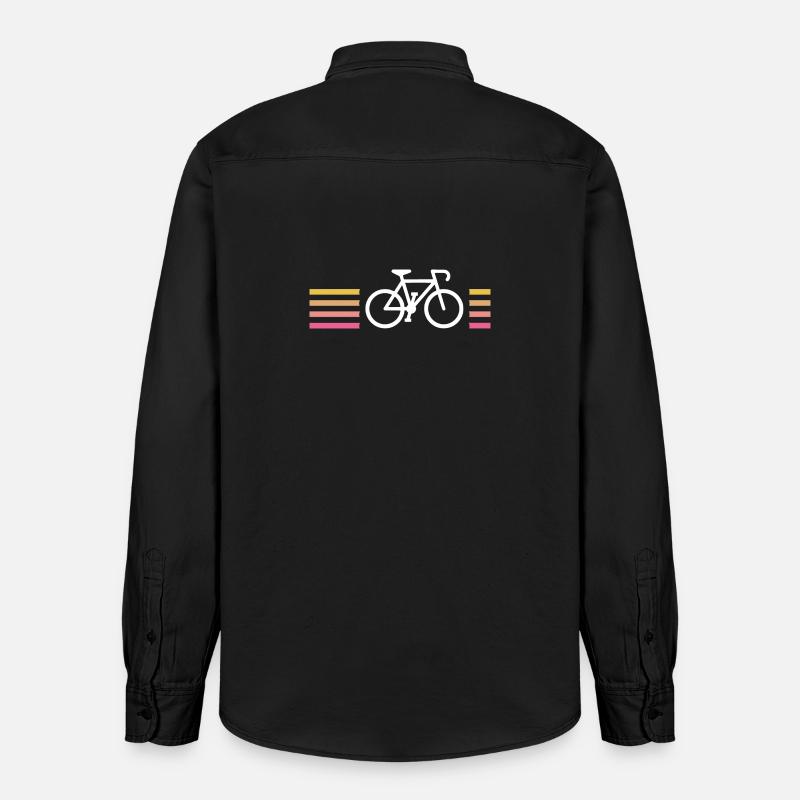Vélo Sport Blanc - Chemise unisexe coupe décontractée bio Stanley/Stella - noir délavé
