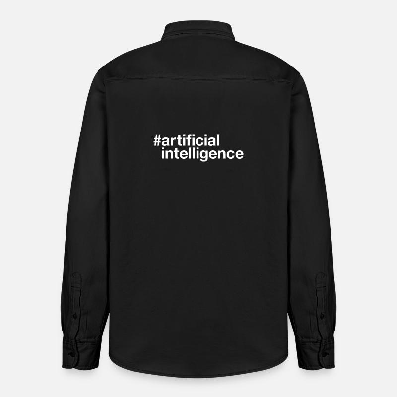 ARTIFICIAL intelligence künstliche Intelligenz - Relaxed Fit Unisex Organic Shirt by Stanley/Stella - washed black